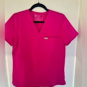 Figs raspberry sorbet Catarina basic scrub top